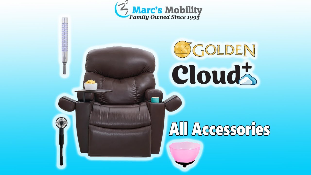Подъемное кресло Golden Cloud Plus PR 511 — Витрина ВСЕХ аксессуаров