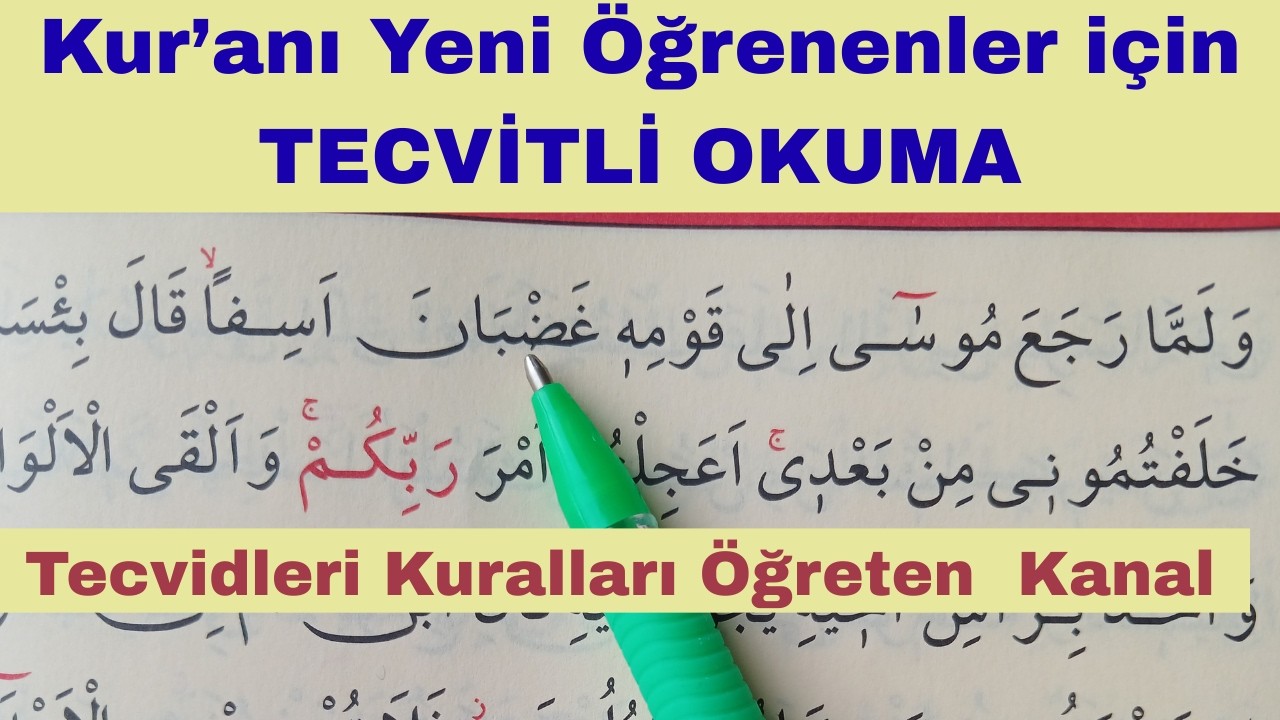 Sayfa 168 (Yarısı) /268.Ders / Kur'anı Yeni Öğrenenler için  TECVİDLİ OKUMA