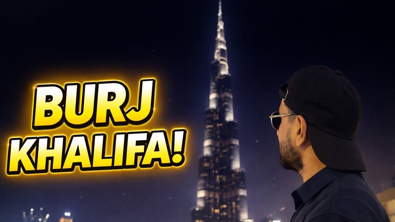 Burj Khalifa Up Close! Dubai Mall Tour & Reuniting with Cousins 🇦🇪