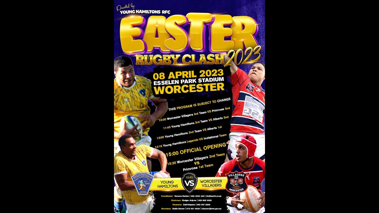 Young Hamiltons vs Worcester Villagers ( Easter Clash)
