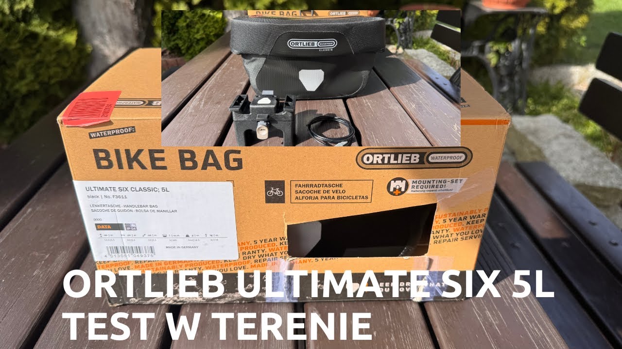 Ortlieb Ultimate Six Classic 5L -  test w terenie #Vlog 249