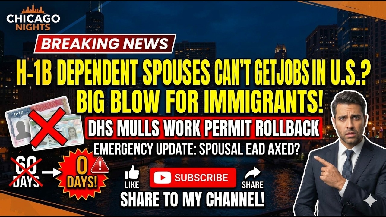 BREAKING NEWS: Major Immigration Changes Announced? H4-EAD & H1B Updates!