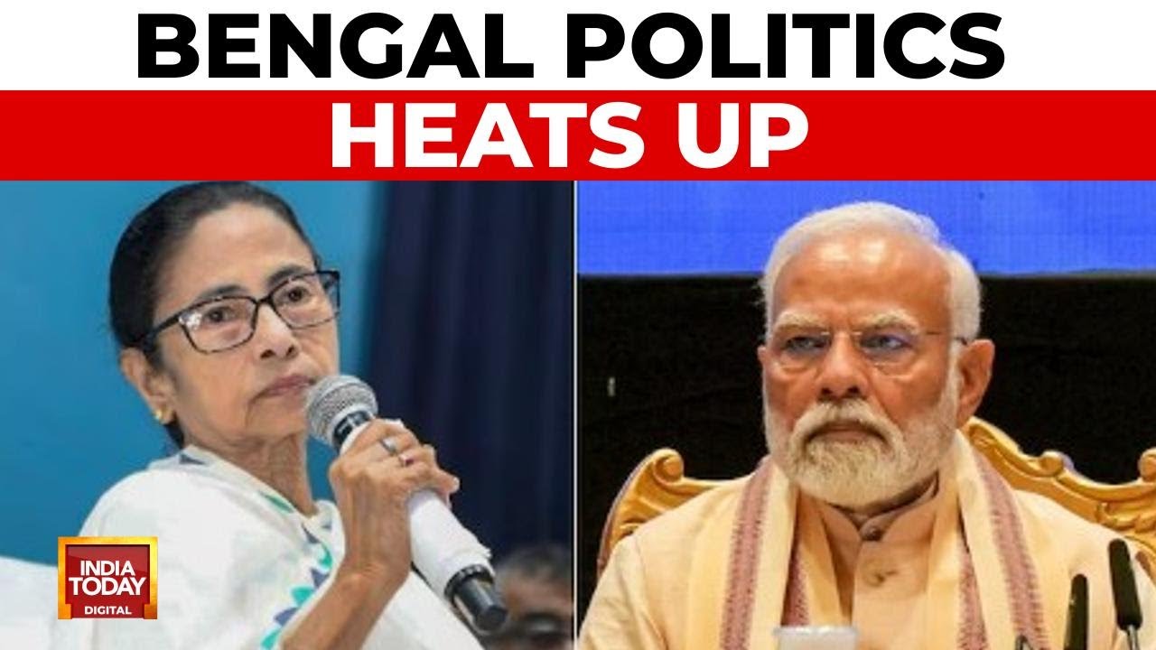 PM Modi Criticises Bengal's Law And Order; Cm Mamata Banerjee Challenges For Live Debate