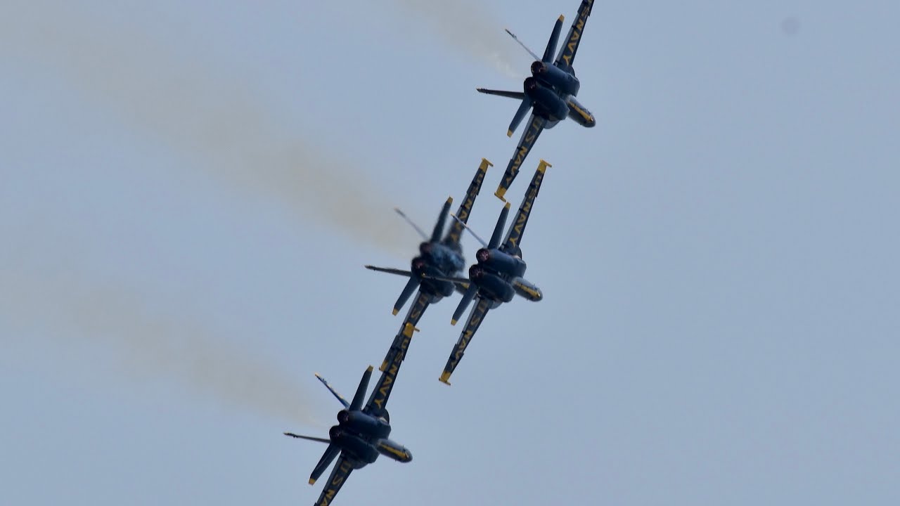 Blue Angels Full 2023 Airshow over Naval academy #gonavy #blueangles