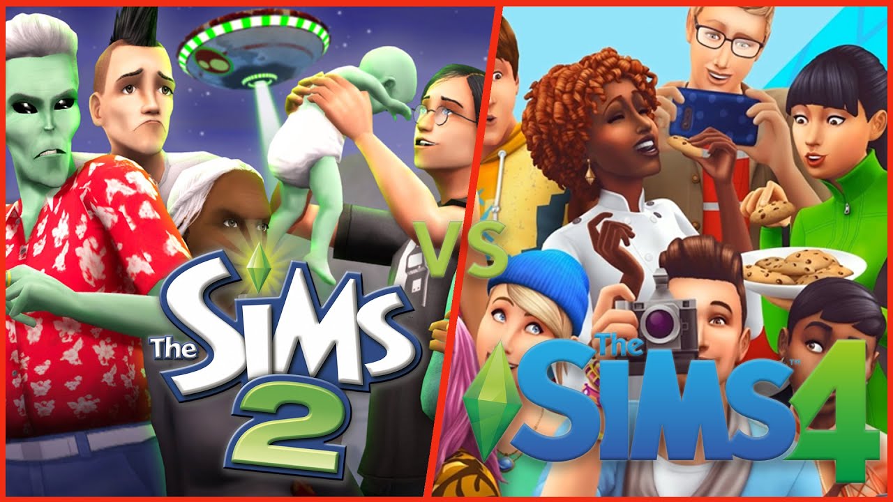 THE SIMS 2 VS THE SIMS 4 - QUAL O MELHOR?!