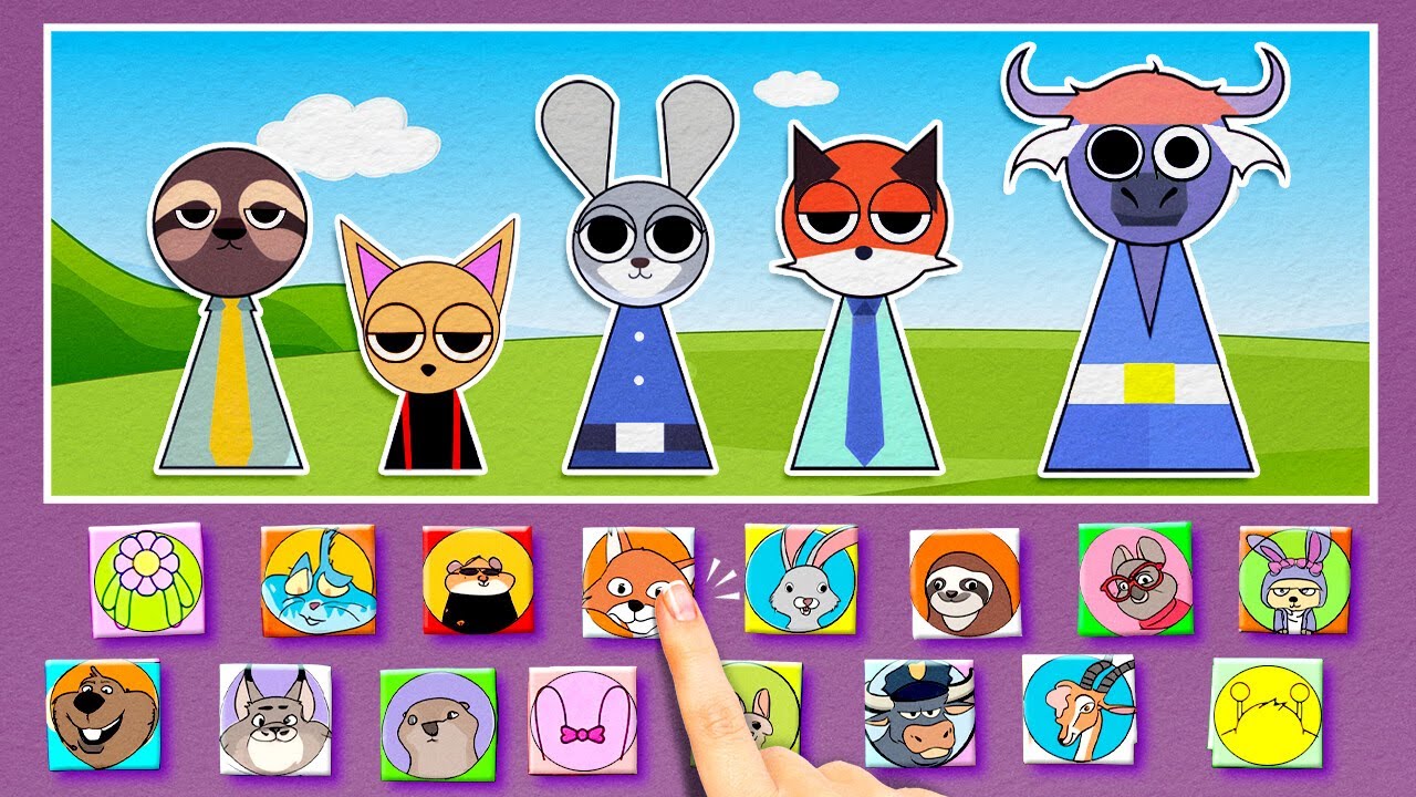 Let's Press Zootopia Button In Sprunki 🤩 *WOW! The BEST Gamebook I've Ever Played*