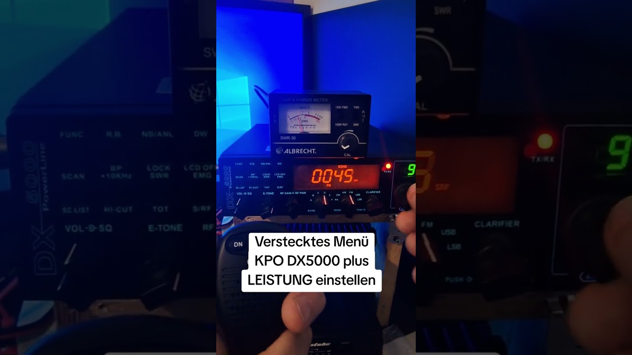 Leistung einstellen KPO DX5000 plus Hidden Menü Verstecktes Menü