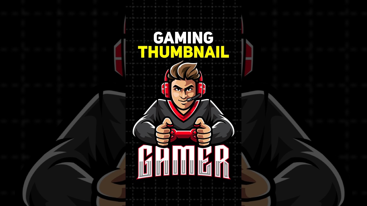 Easiest Way to Make Gaming Thumbnails 🔥