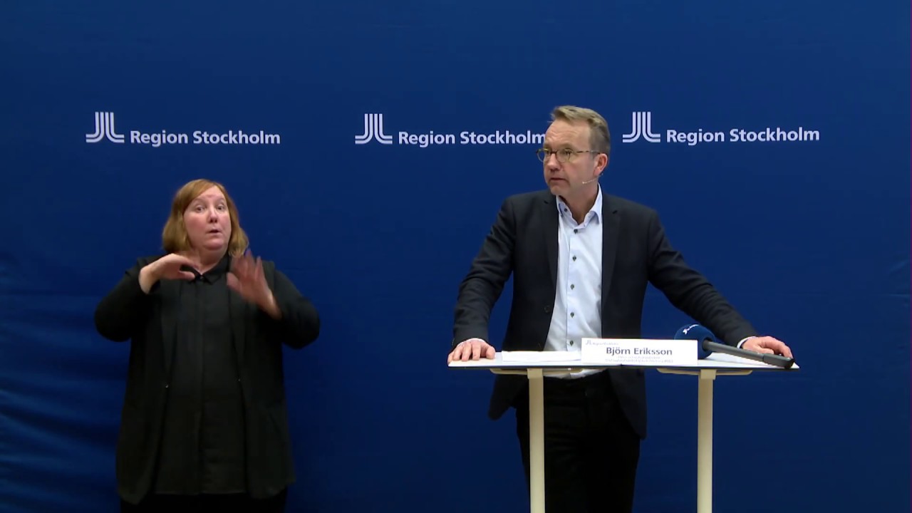 Pressträff 2 april om Region Stockholms arbete med anledning av covid-19