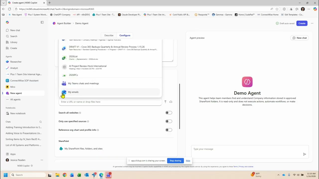 Build SharePoint Knowledge Agent with Copilot FAST!