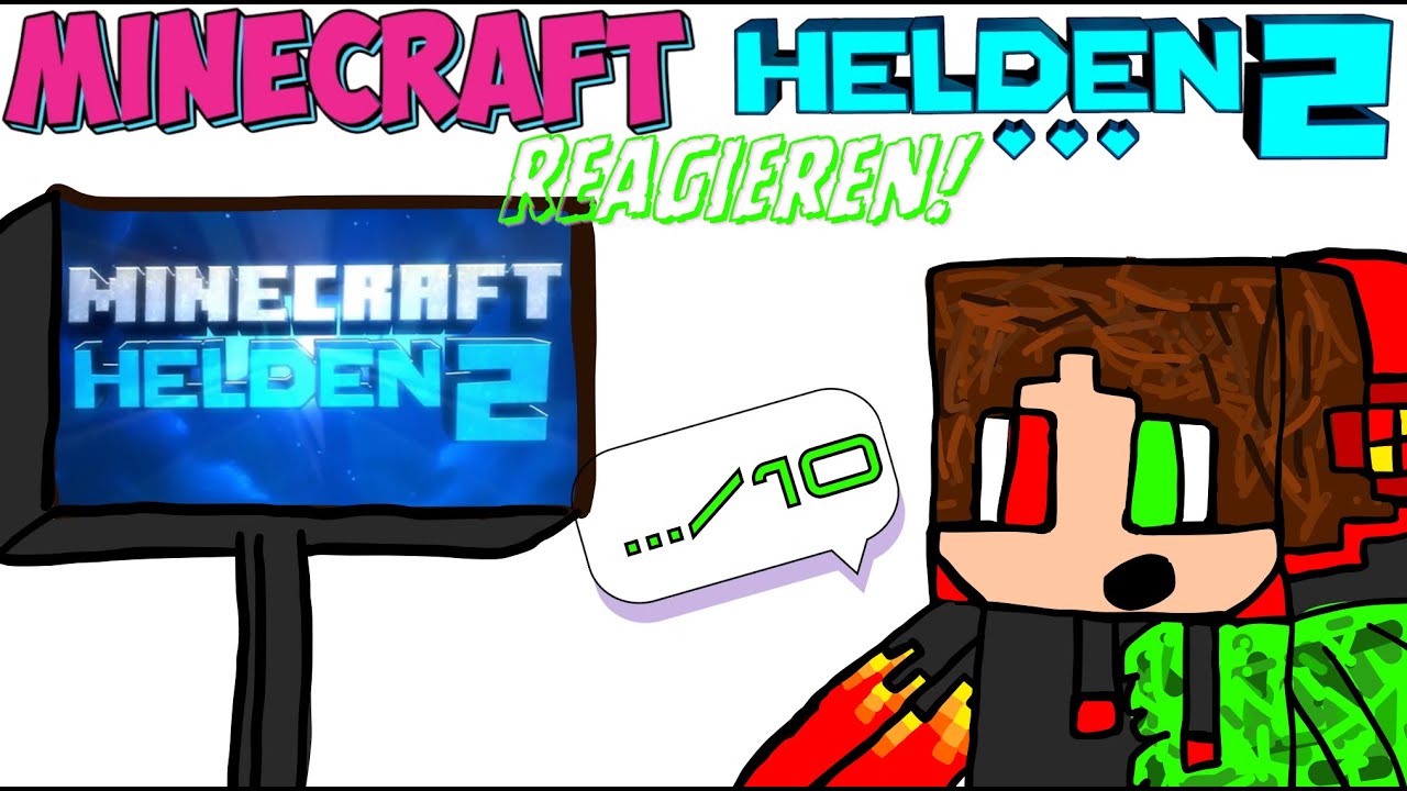 Ich REAGIERE auf die MINECRAFT HELDEN SONGS!!! 😊
