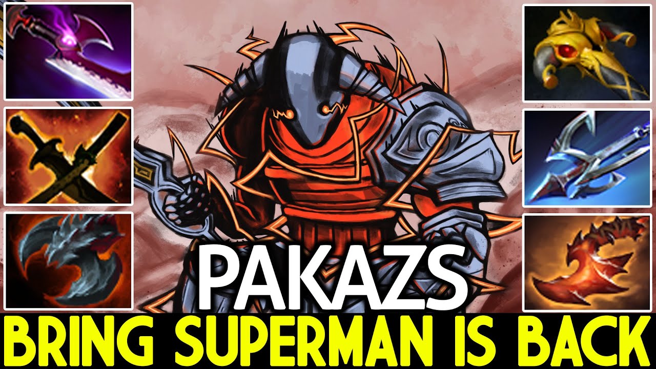 PAKAZS [Sven] Bring Superman is Back One Splash Kill Dota 2