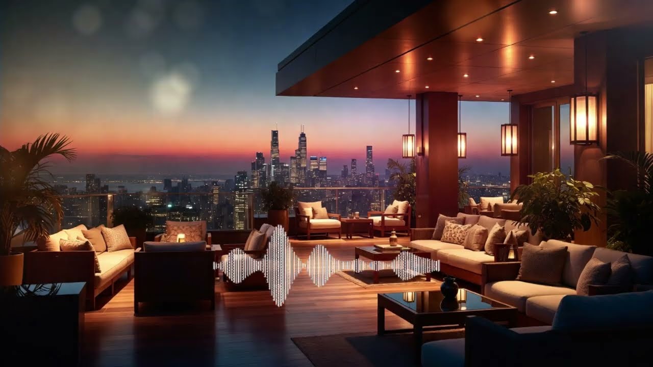Sunset Lounge Session 🌇 Chill Out Saxophone & Piano | Rooftop Relax Music