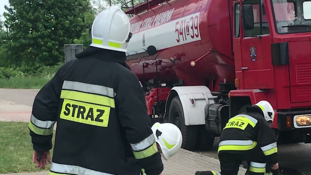 Duży pożar w gm. Grzmiąca