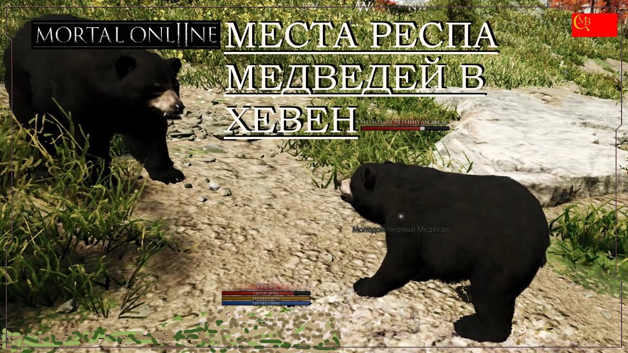 🔥Mortal Online 2 haven Медведи в стартовой локации🔥