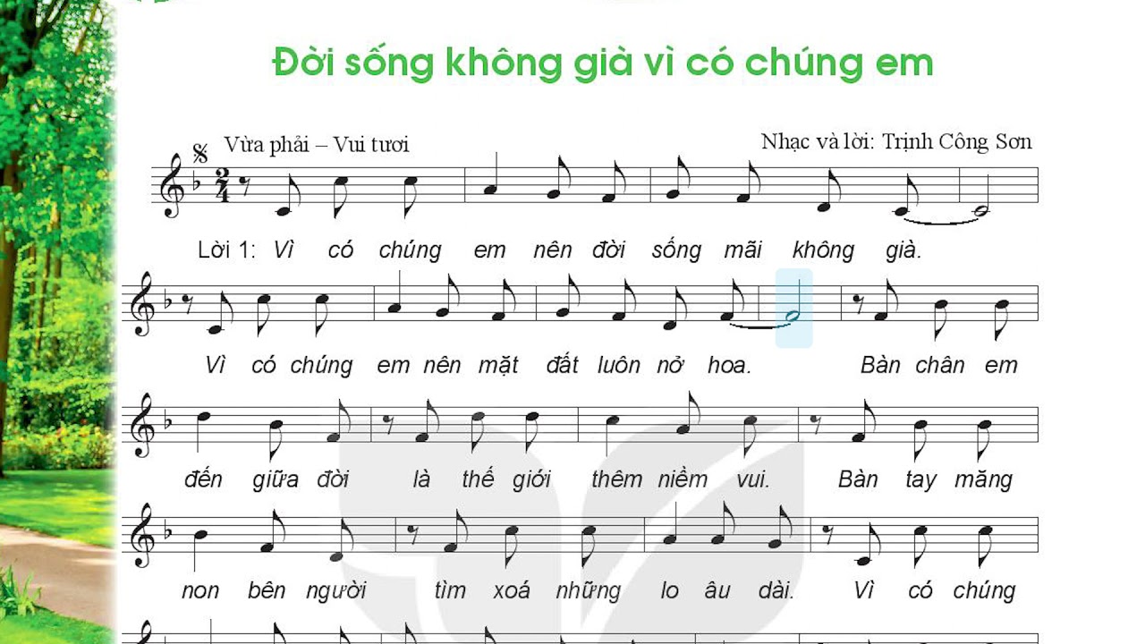 Đời sống kh&ocirc;ng gi&agrave; v&igrave; c&oacute; ch&uacute;ng em - &Acirc;m nhạc 6