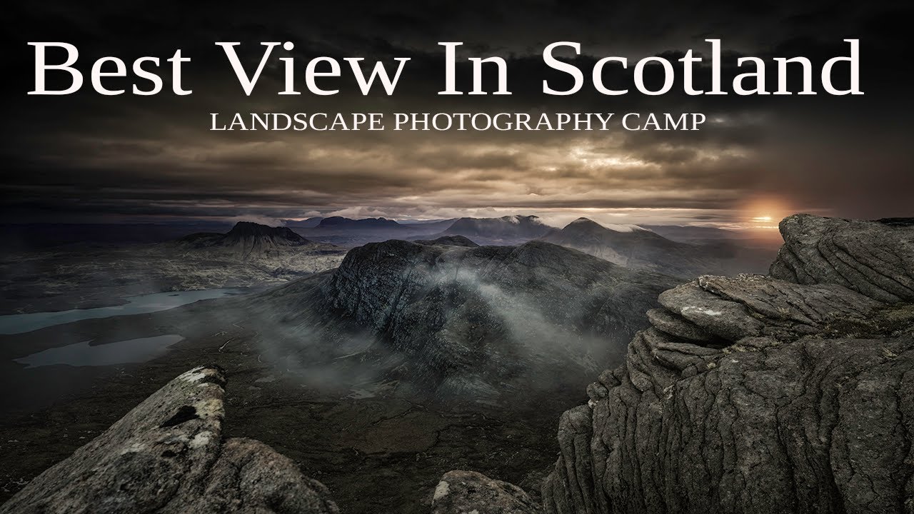 Scotland's best view. Landscape Photography location. Coigach & Assynt, Sgurr An Fhidhleir. 4k