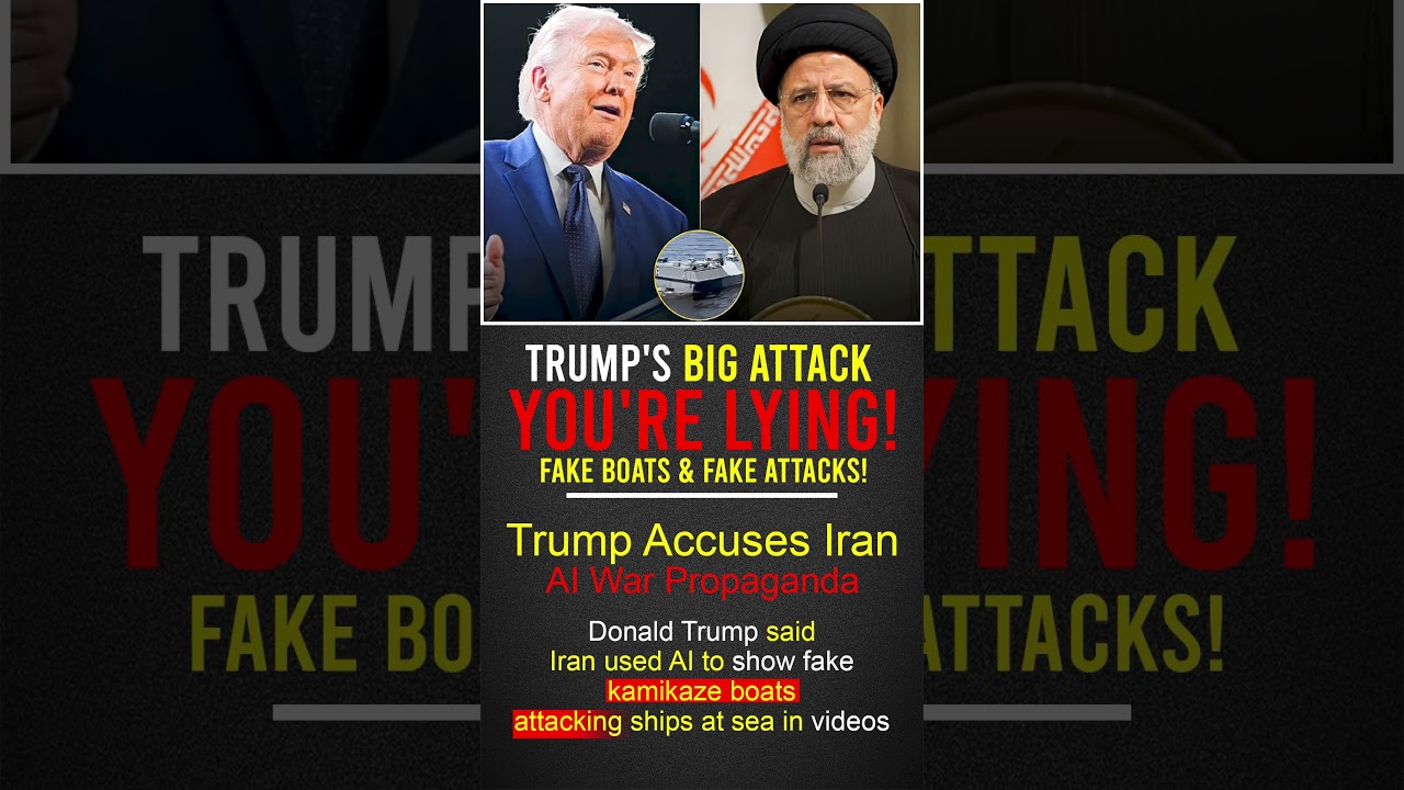 Trump: Iran Using AI for Fake Attacks