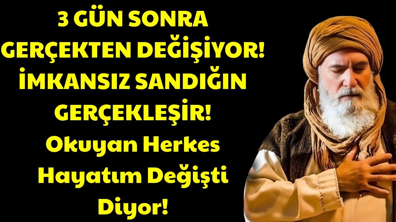 3 Gün Bu Zikri Okursan… İmkânsızlar Önünde Eğilmeye Başlıyor! | Ibn Arabi