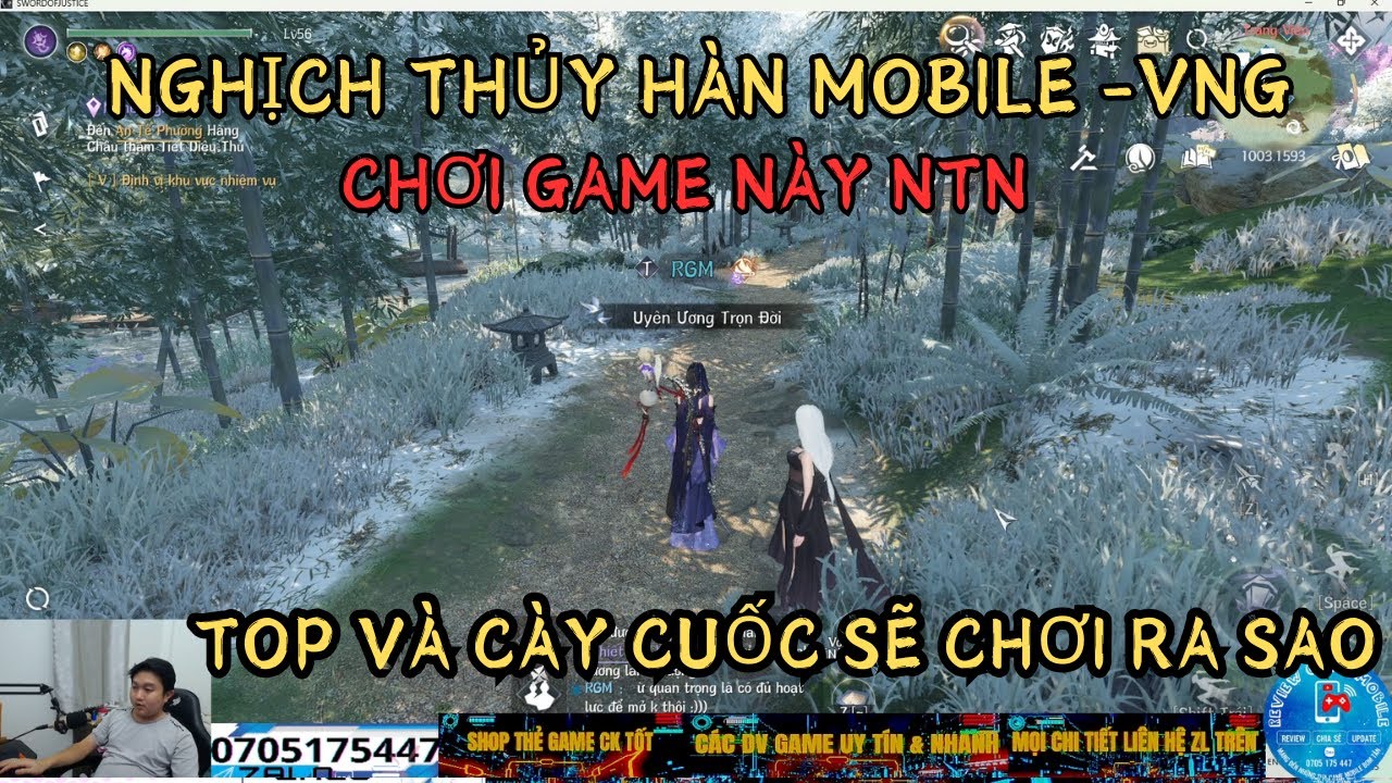 NGHỊCH THỦY HÀN MOBILE VNG - TOP VÀ CÀY CUỐC SẼ CHƠI NTN - TỔNG QUAN VỀ CÁCH CHƠI