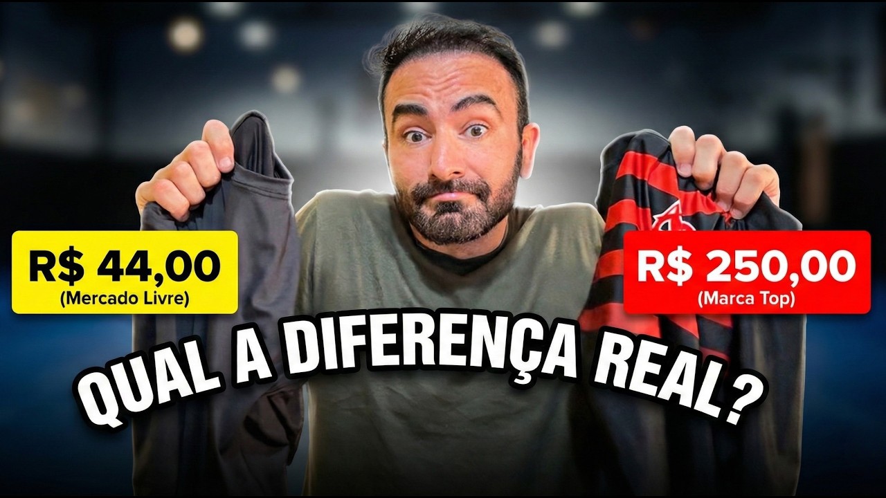 COMPREI A RASHGUARD DE R$ 44 DO MERCADO LIVRE (Presta ou Rasga?)