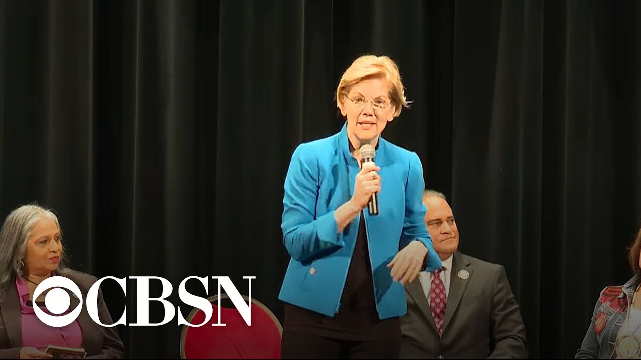 Elizabeth Warren gaining momentum in 2020 Democratic presidential race