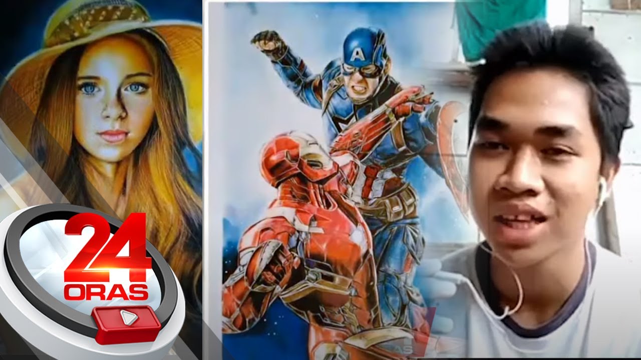 20-year-old artist from CamSur learns to paint hyperrealistic images during pandemic | 24 Oras