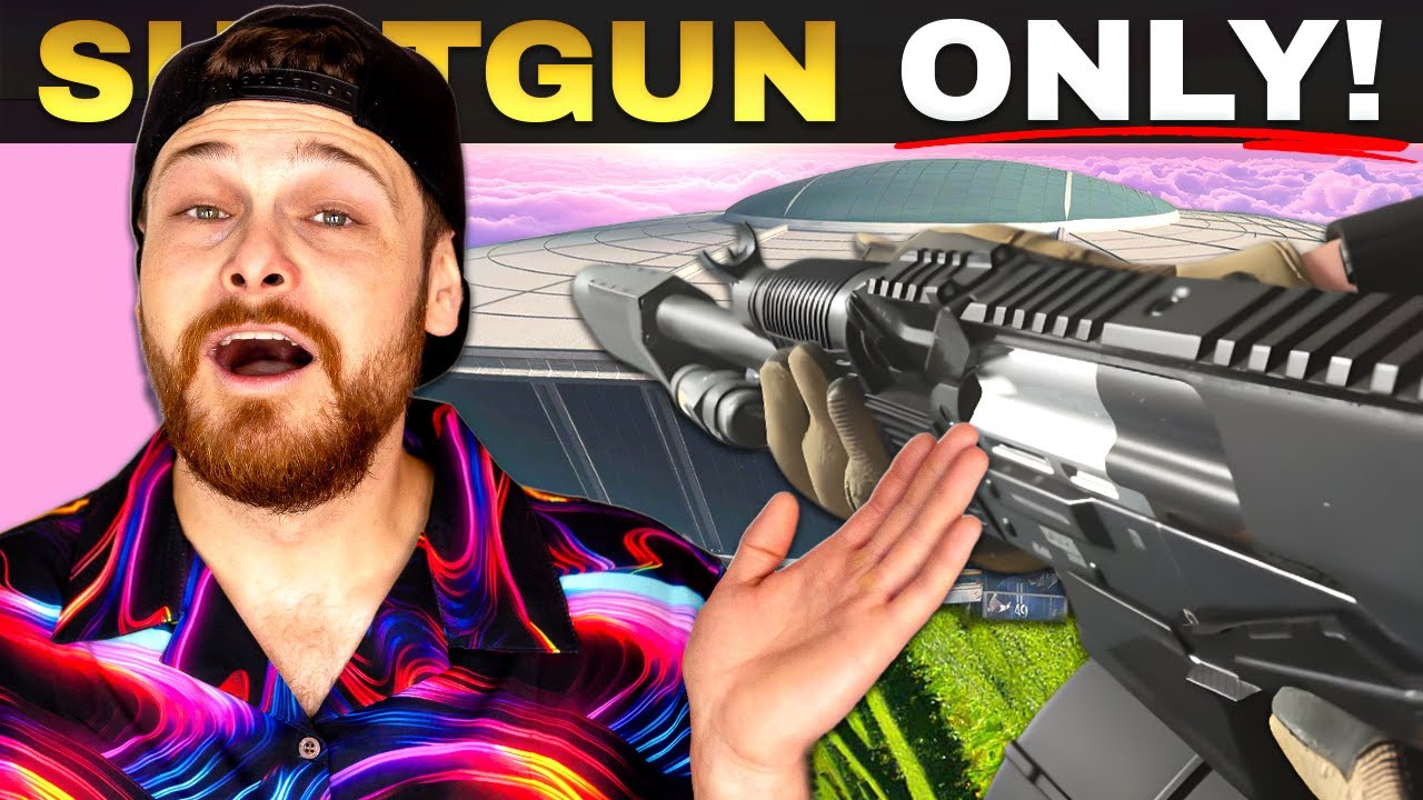 I Tried Winning Warzone With Only a Shotgun… Pure Pain 😭