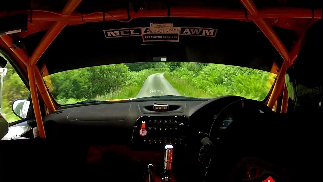Argyll Rally 2023 SS12 Bealach Maim Jock Armstrong & Hannah McKillop