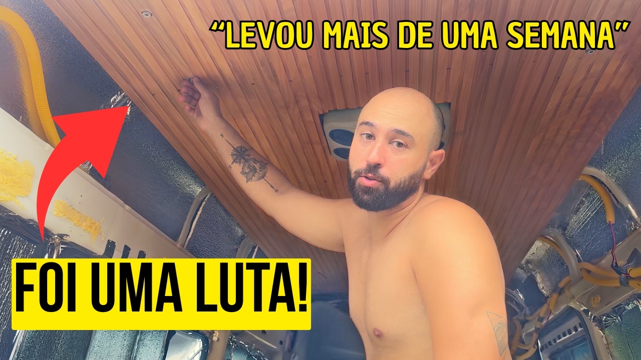 CONSTRUIR o teto do MOTORHOME é MUITO mais DÍFICIL do que parece!