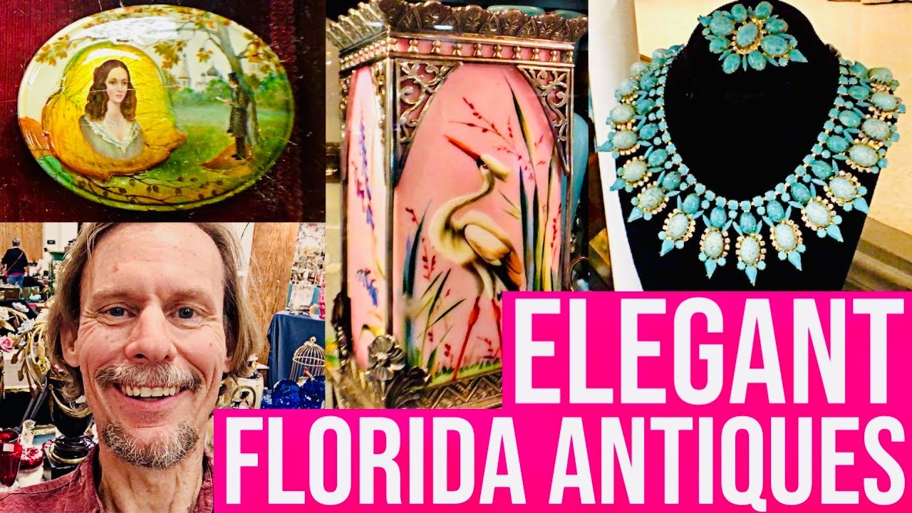Shop With Me for Vintage Deals at a Fine Florida Antique Show!