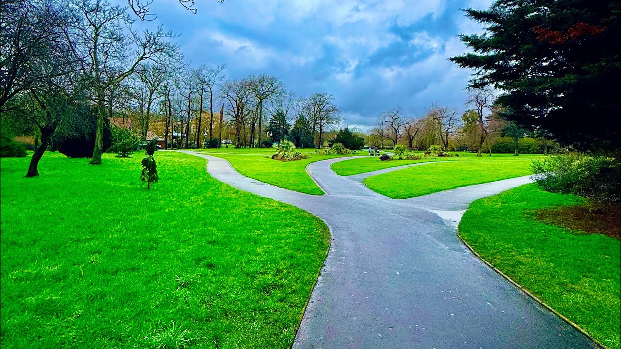 Walking In 🇬🇧 4k vedio valentine Park  with Originally Sound 