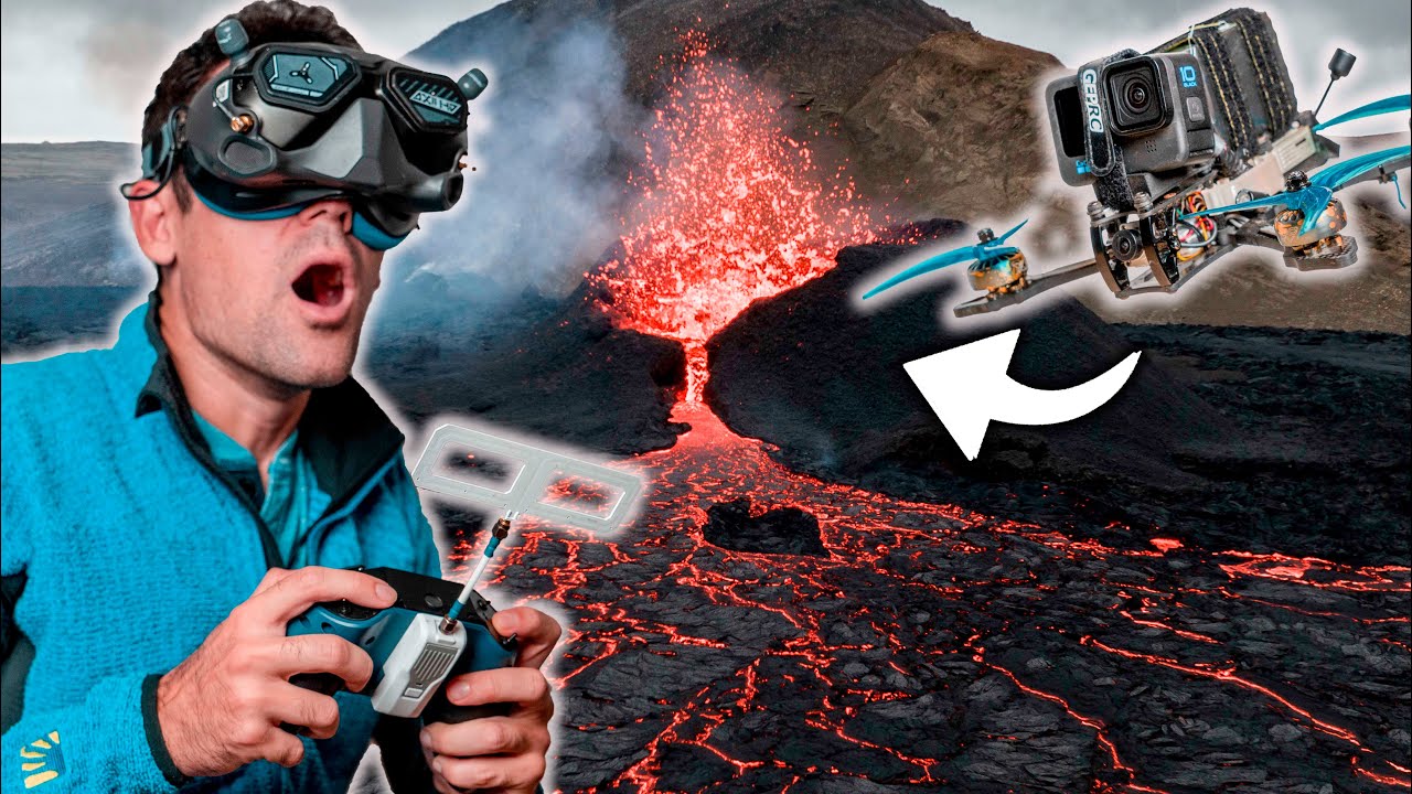 HO FUSO IL DRONE NEL VULCANO