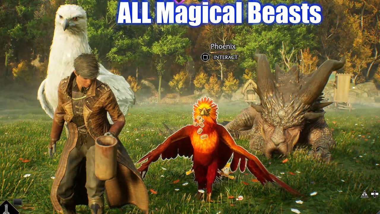 Hogwarts Legacy - All Magical Beasts & Mounts