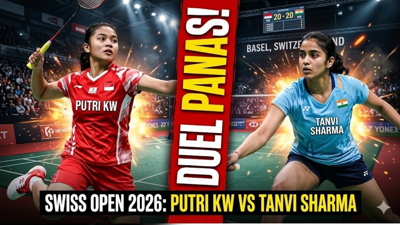 LIVE REACTION: Swiss Open 2026: Putri KW vs Tanvi Sharma: Siapa yang Pantas Melaju?