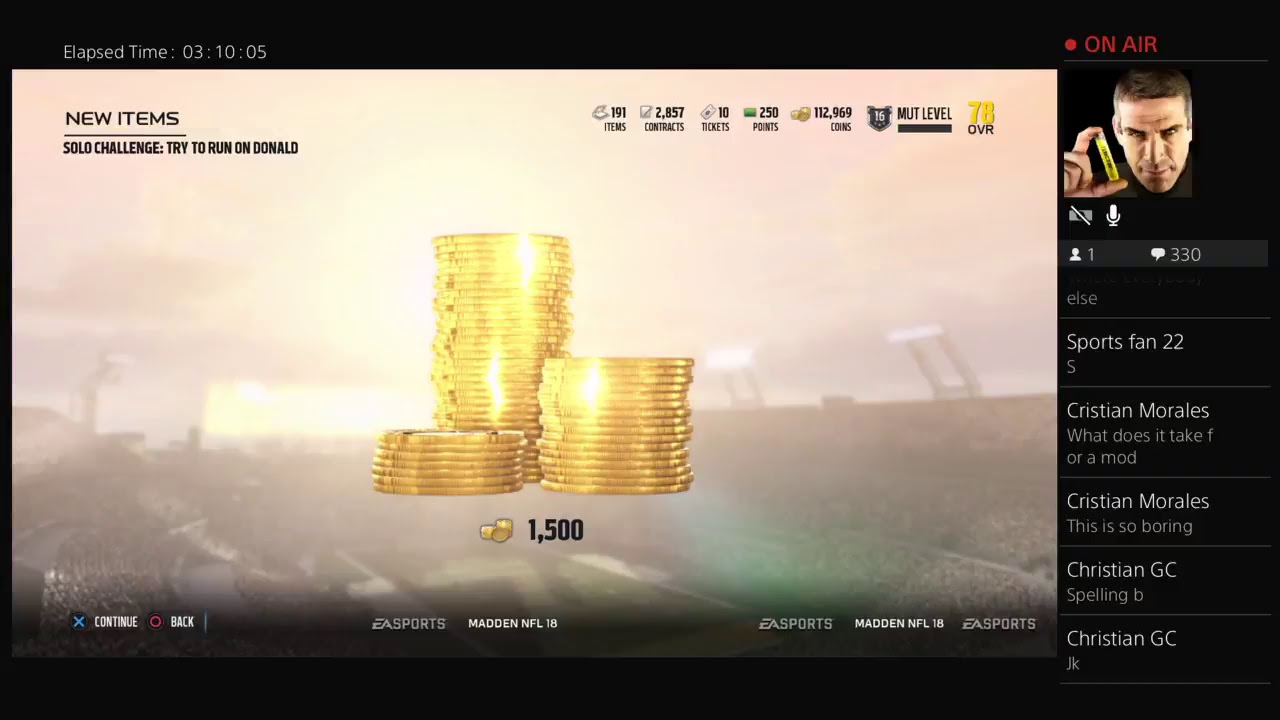 Madden NFL 18 - MUT - The Journey Solos (8/24/17)