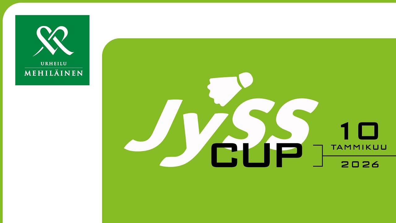 Sulkapallo JySS Mehiläinen Cup 10.1.2026 Live Stream - Kenttä 1 | Jyväskylän Sulkapalloseura