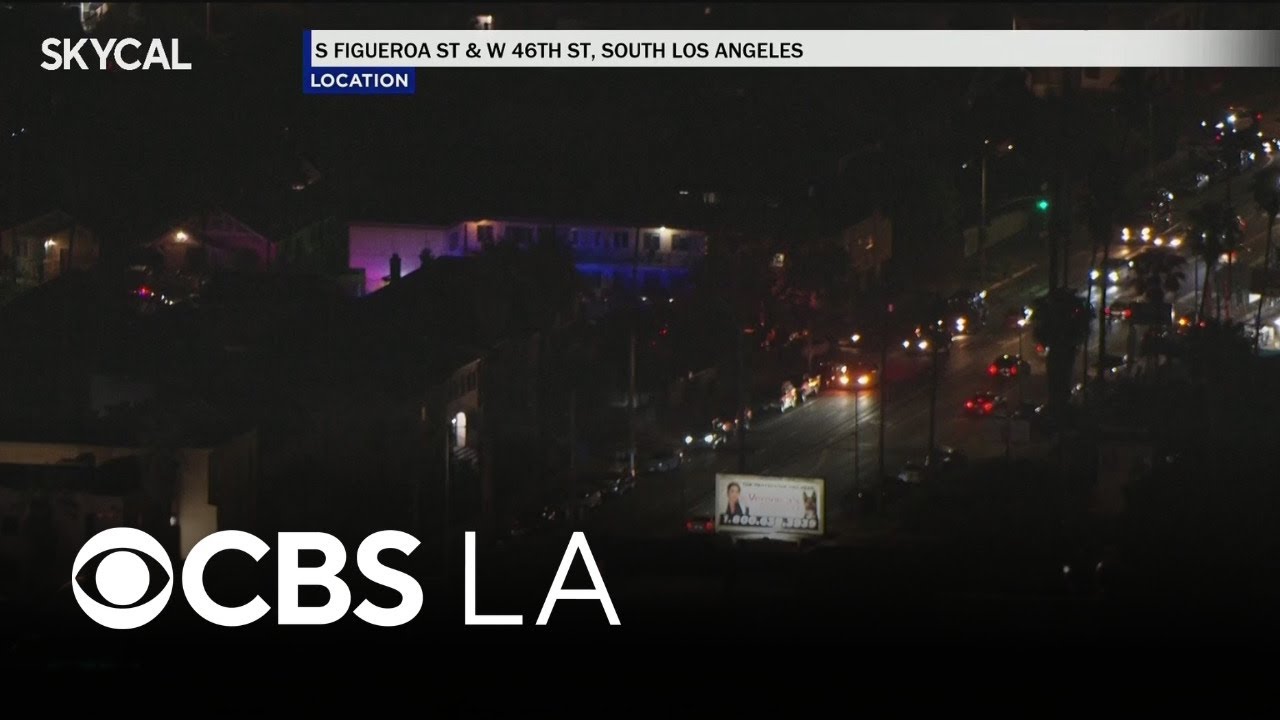 Pursuit suspect crashes into South Los Angeles home