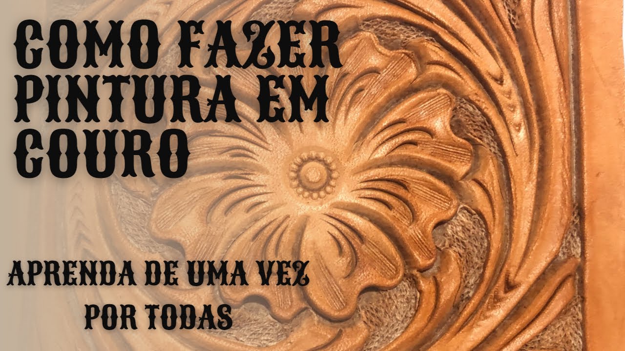 A MELHOR TINTA PARA COUROS ( COMO UTILIZAR)