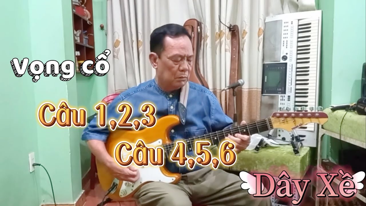 Hòa tấu đàn tranh và đàn guitar VỌNG CỔ CÂU 1,2,3,4,5,6 DÂY XỀ | NSND THANH HẢI