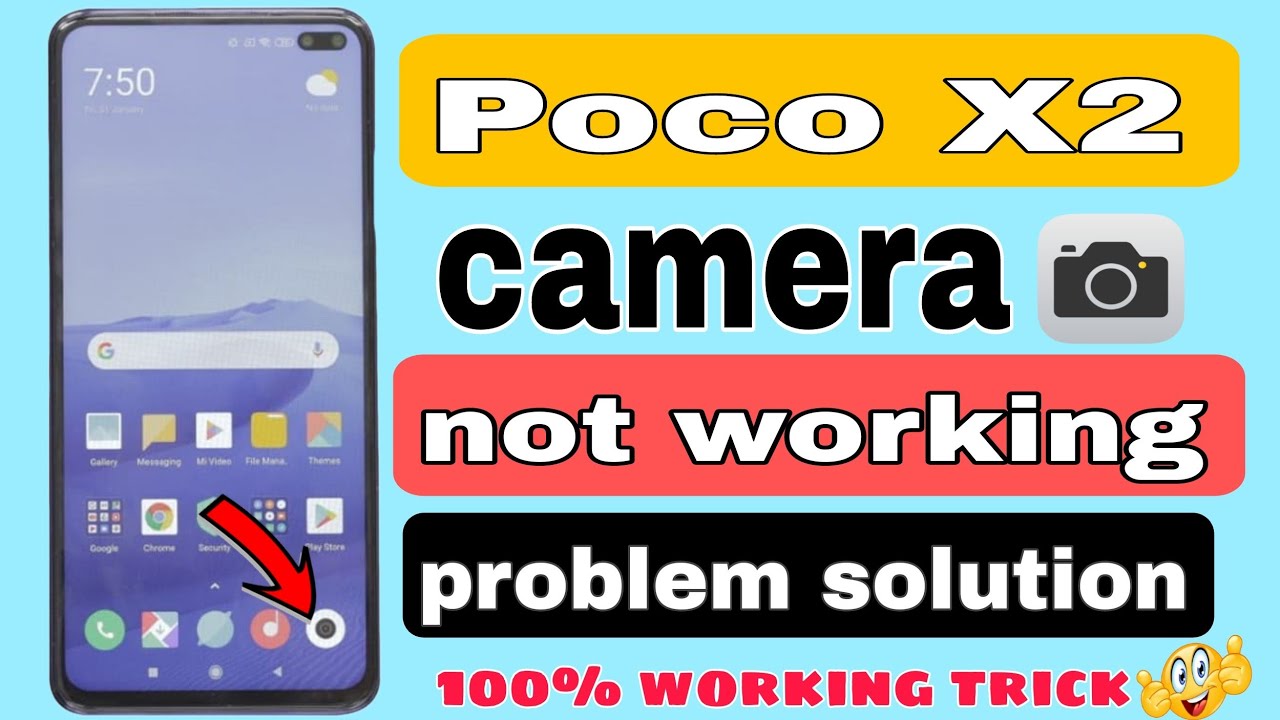 poco x2 camera not working | poco X2 camera problem solution| poco X2 camera open problem