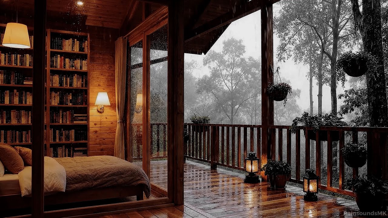 Best Nature Rain Sounds For Sleeping Or Healing 🌲 Soothing Ambience for Restful Sleep | RainSoundsMK