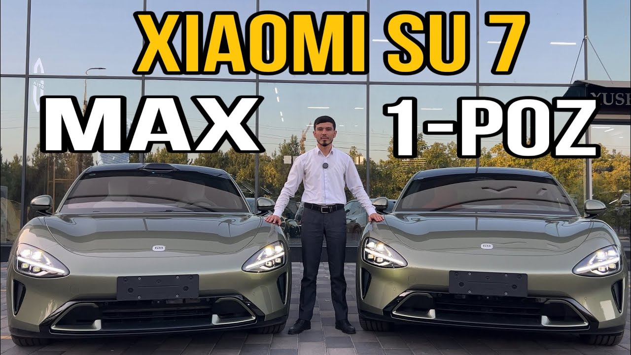 Xiaomi Su 7 2025 Max va 1-pozitsiyada Eng tezkor elektromobillar