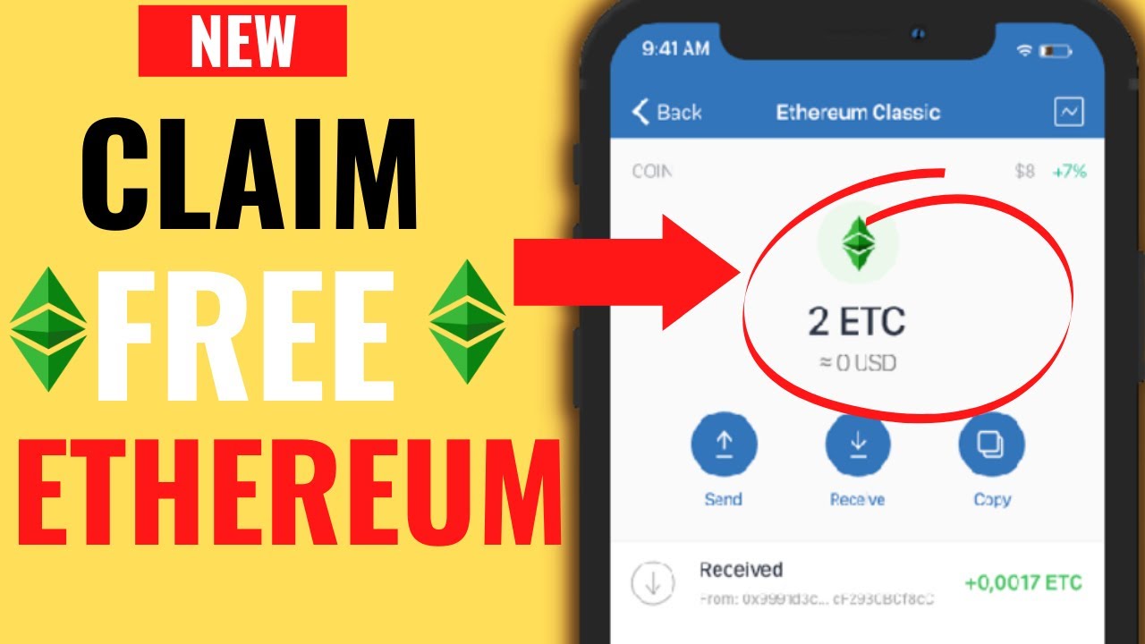 Claim FREE ETHEREUM In Trust Wallet (Free ETC) #crypto #airdrop #trustwallet