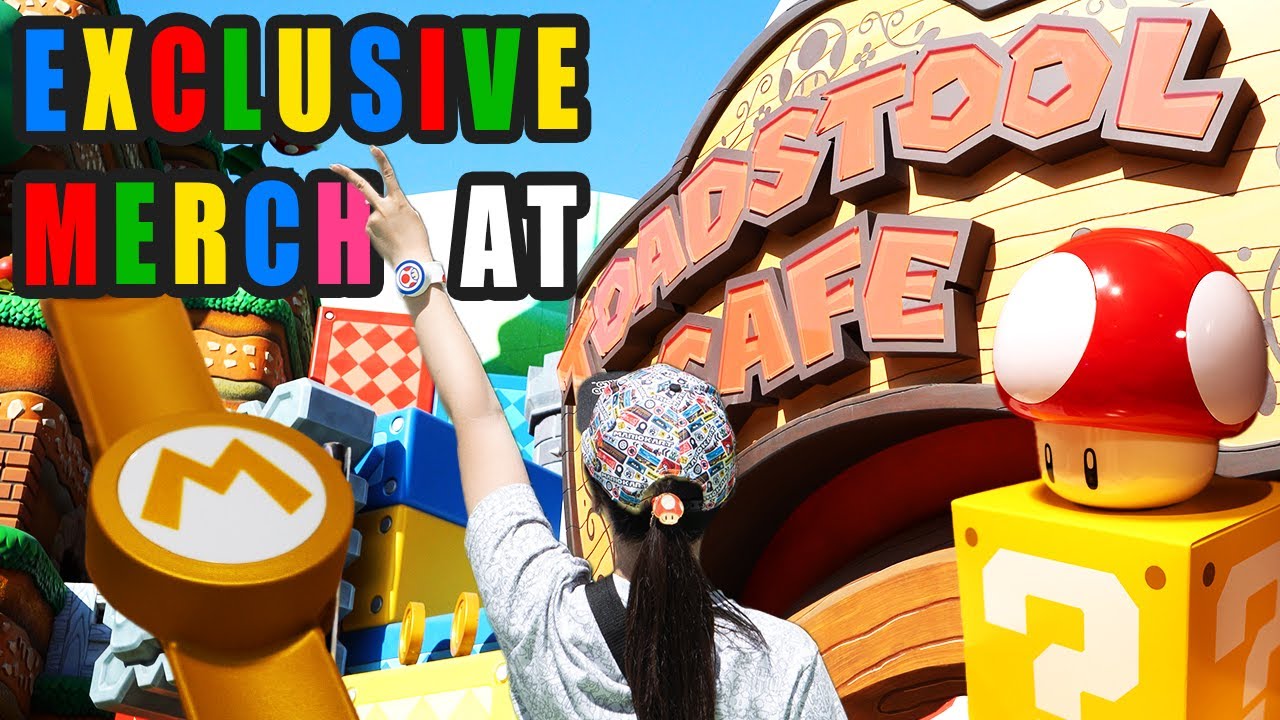 Exclusive Merch at Toadstool Cafe | Super Nintendo World SIlent Vlog