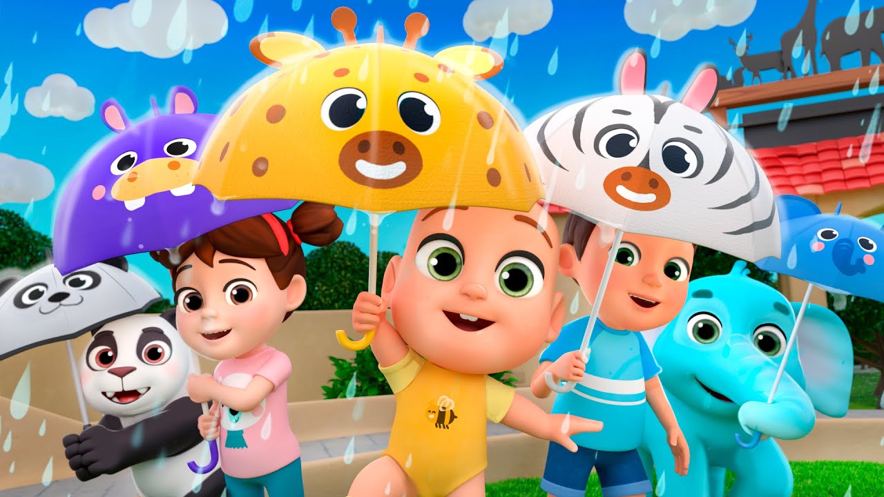 Rain Rain Go Away with Zoo Animals + More Lalafun Nursery Rhymes & Kids Songs