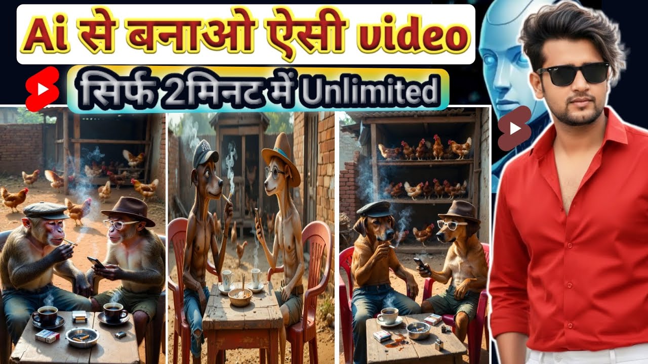 How To Create Funny Talking Monkey Videos Using AI 🐒🔥 | AI Se Comedy Video Kaise Banaye