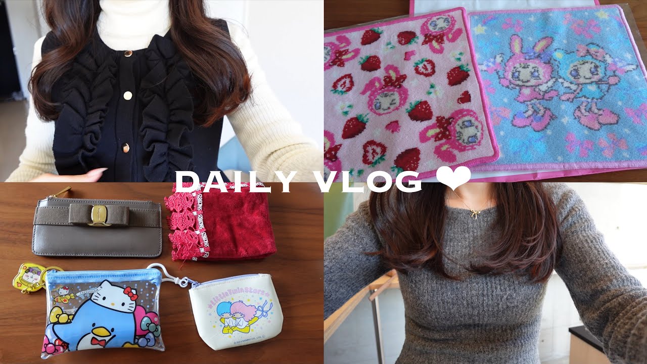 【vlog】丸の内で働く社会人OLの5days👩‍💻 | 購入品紹介(メゾピアノのハンカチ) | バッグの中身👜 | ランタンフェス⭐️ | お気に入りのリップクリーム💄 | 在宅勤務 