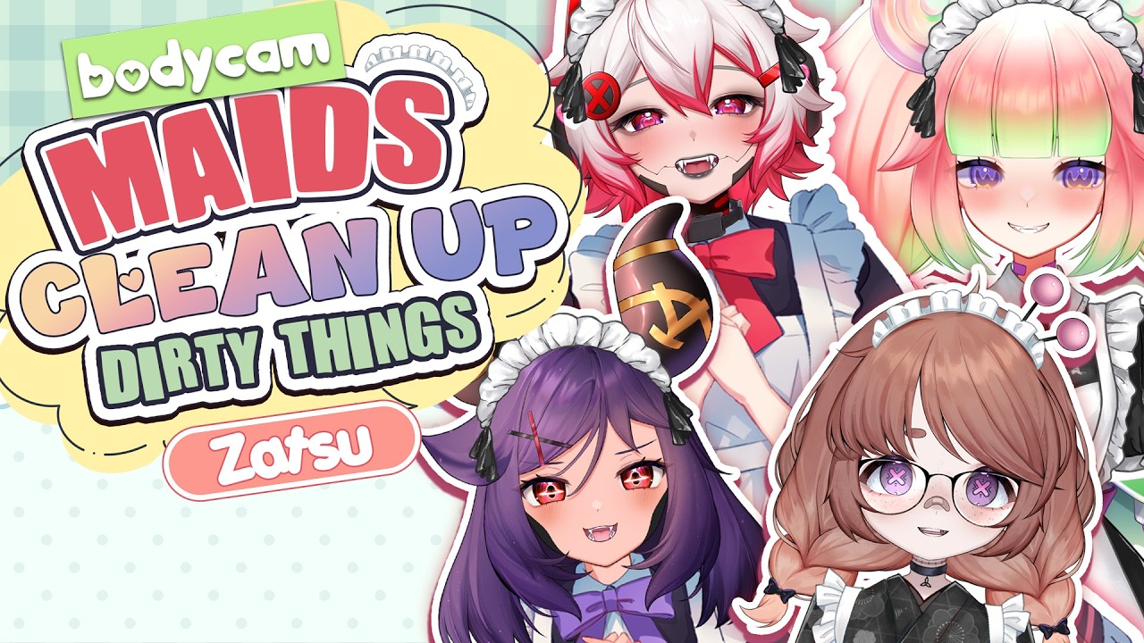 【Handcam x4!】Maid Clean Up For You and YAP! 【VAllure】