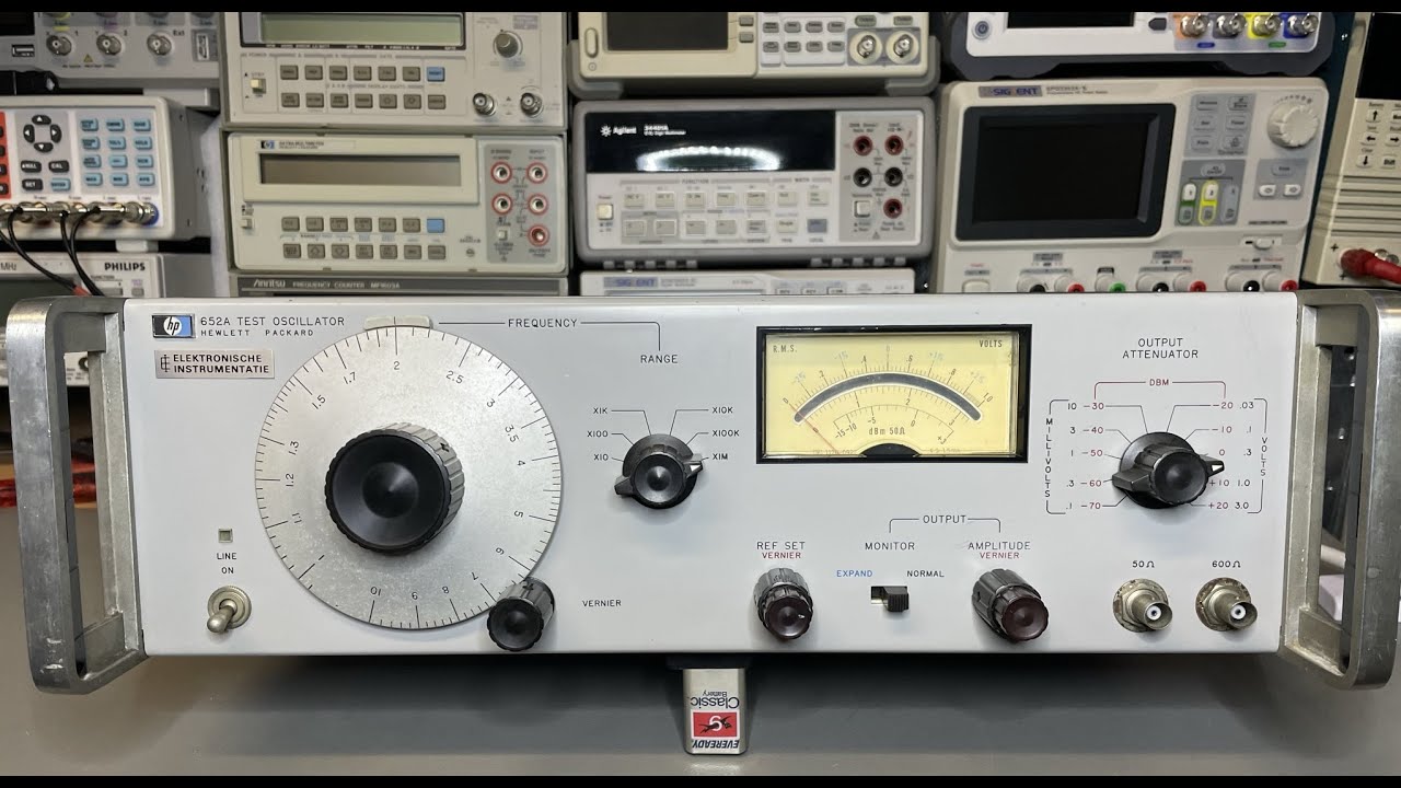 TA-0318: HP 652A Test Oscillator - Test Teardown Cleanup